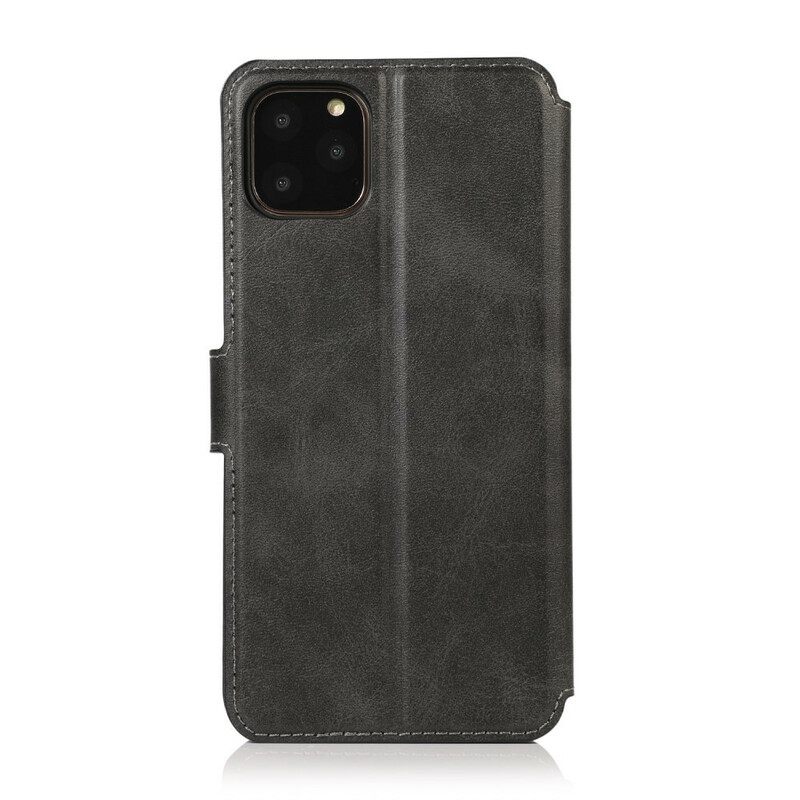 Nahkakotelo iPhone 11 Pro Lompakkokuori Nahkatehostelompakko