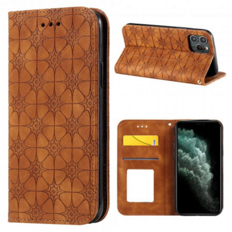 Puhelinkuoret iPhone 11 Pro Kotelot Flip Baroque Flowers