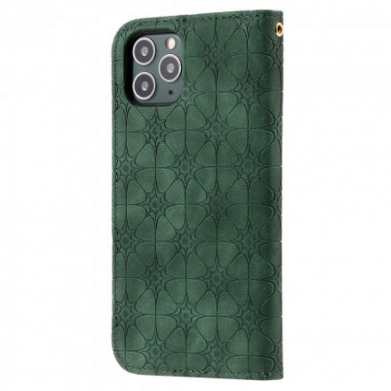 Puhelinkuoret iPhone 11 Pro Kotelot Flip Baroque Flowers