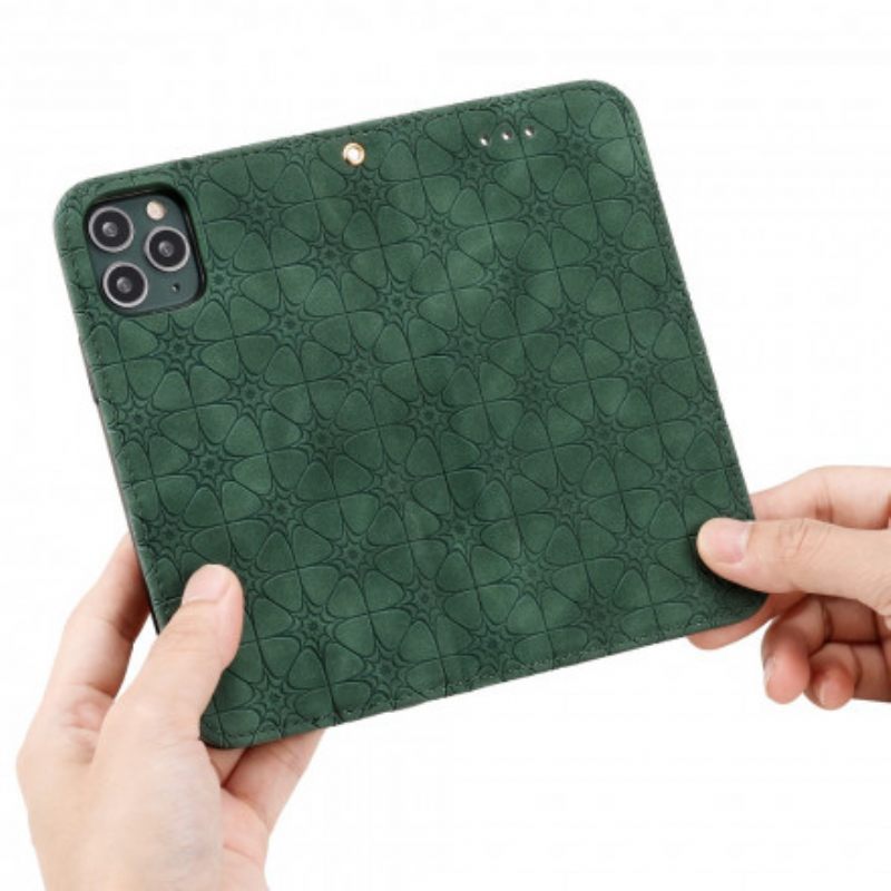 Puhelinkuoret iPhone 11 Pro Kotelot Flip Baroque Flowers