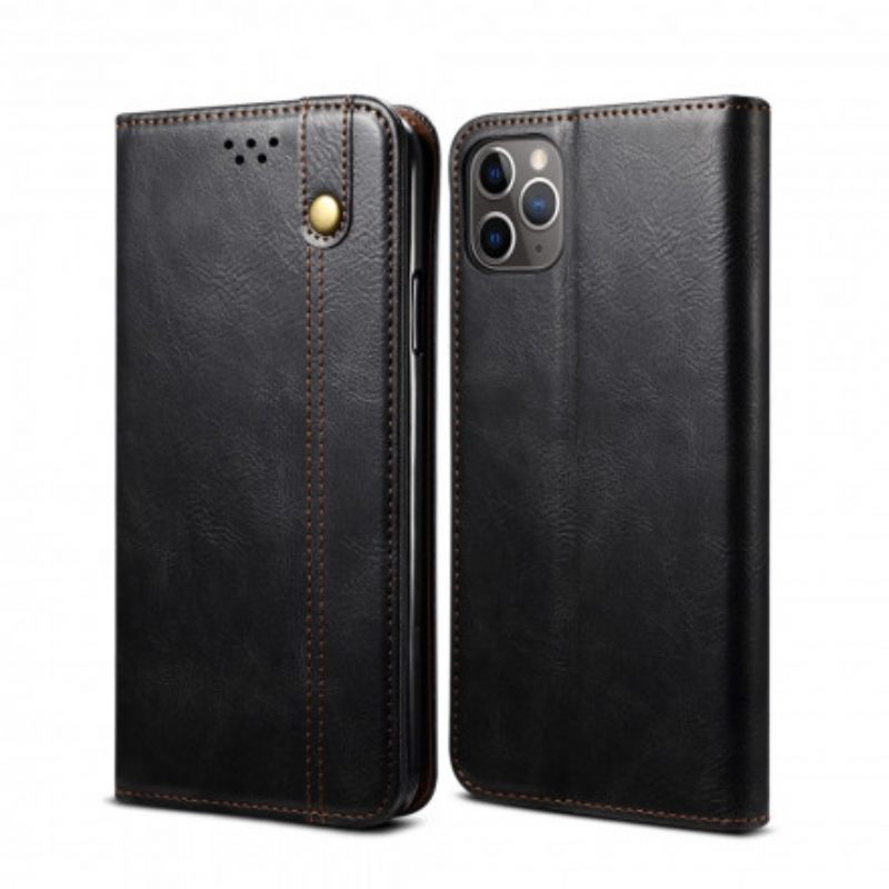 Puhelinkuoret iPhone 11 Pro Kotelot Flip Vahattu Keinonahka