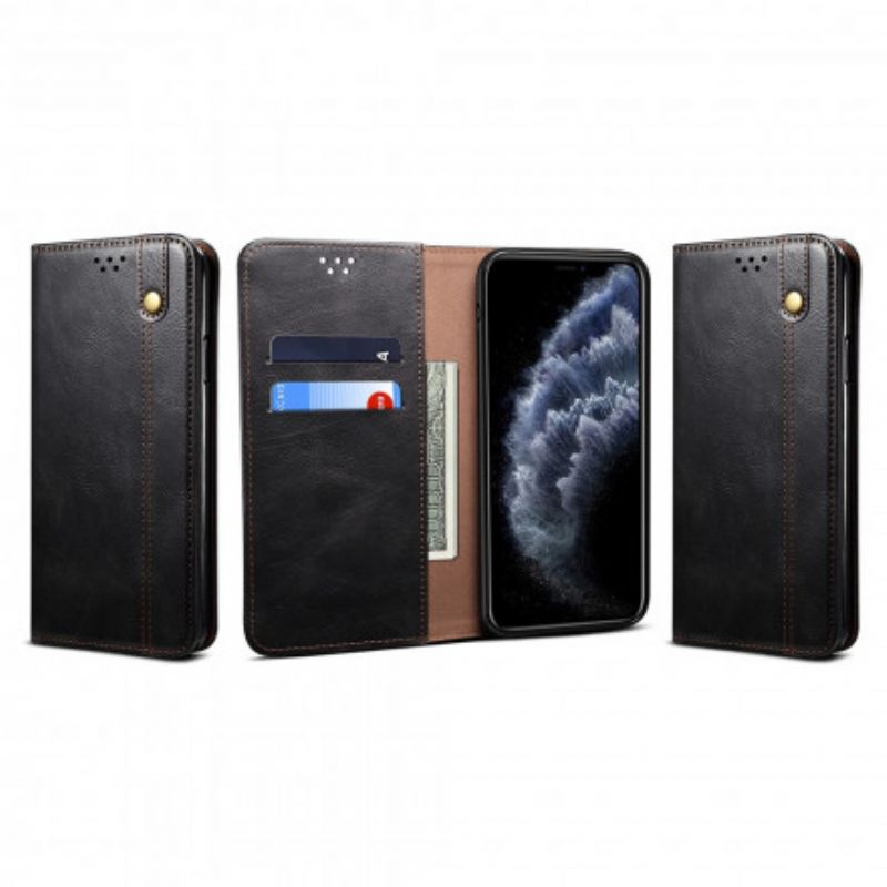 Puhelinkuoret iPhone 11 Pro Kotelot Flip Vahattu Keinonahka