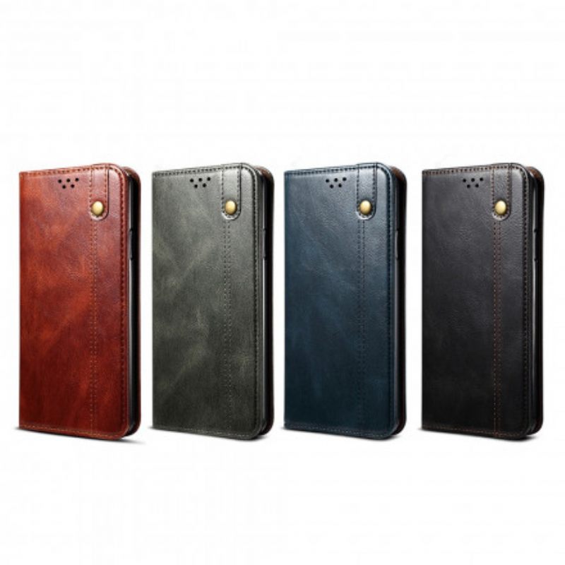Puhelinkuoret iPhone 11 Pro Kotelot Flip Vahattu Keinonahka
