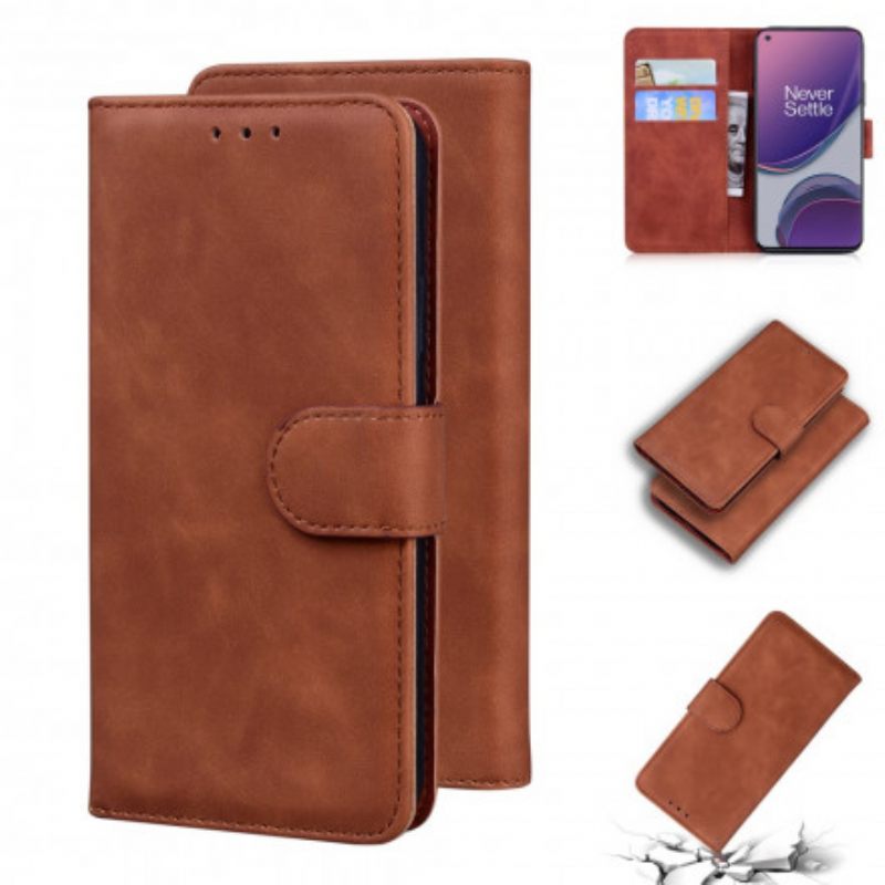 Kotelot OnePlus 8T Monochrome Leather Effect