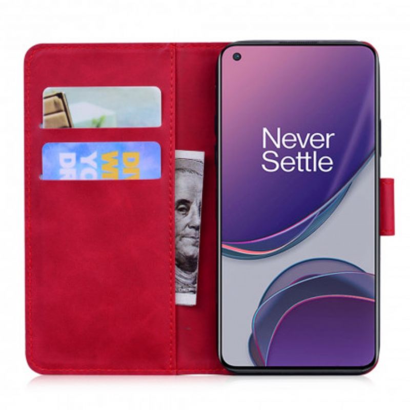 Kotelot OnePlus 8T Monochrome Leather Effect