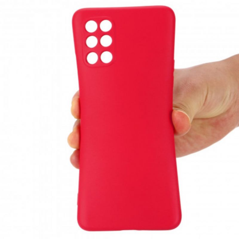Kuori OnePlus 8T Nestemäinen Silikoni Kaulanauhalla