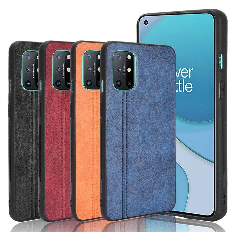 Kuori OnePlus 8T Tyylinen Nahkaompelu