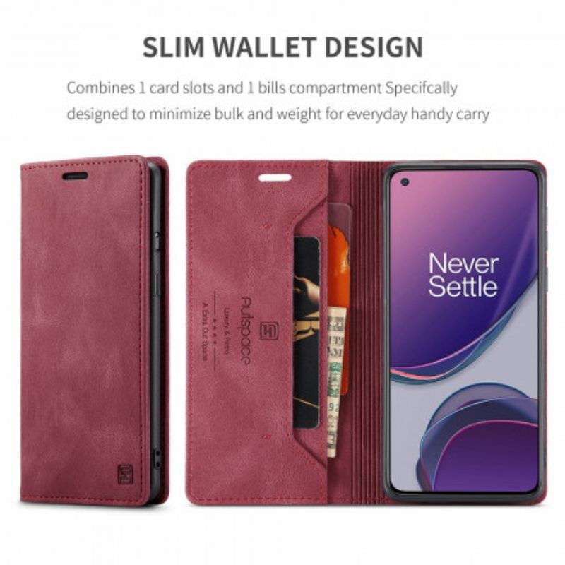 Puhelinkuoret OnePlus 8T Kotelot Flip Autspace Rfid-sarja