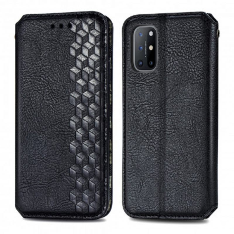 Puhelinkuoret OnePlus 8T Kotelot Flip Diamond Texture Leather Effect