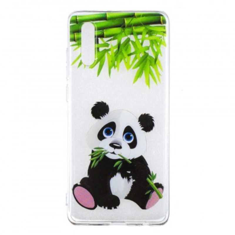 Kuori Huawei P30 Transparent Panda Eat