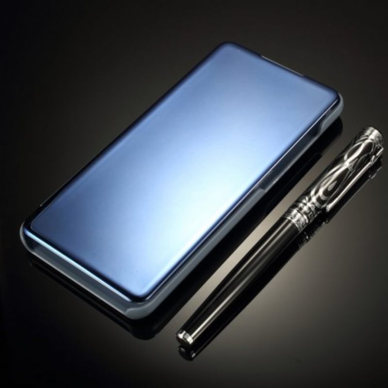 Puhelinkuoret Huawei P30 Peili Ja Nahkaefekti