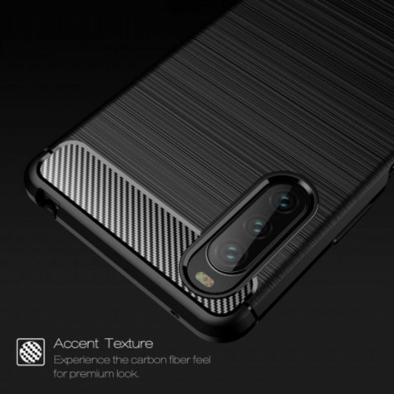 Kuori Sony Xperia 10 III Harjattu Hiilikuitu