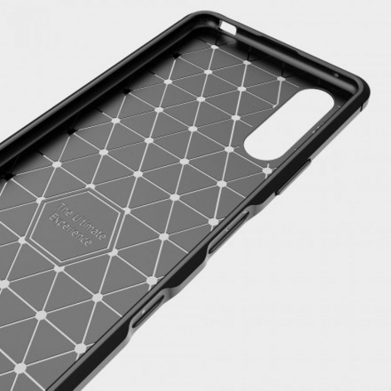 Kuori Sony Xperia 10 III Harjattu Hiilikuitu