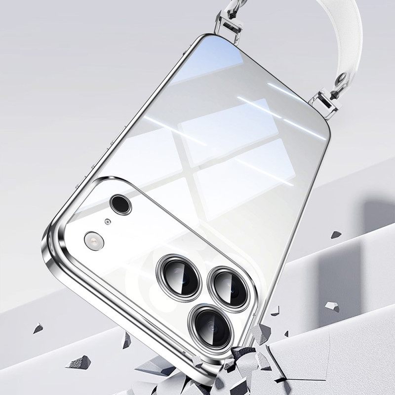 Case iPhone 17 Pro Max Puhelinkuoret Läpinäkyvä Nauhalla