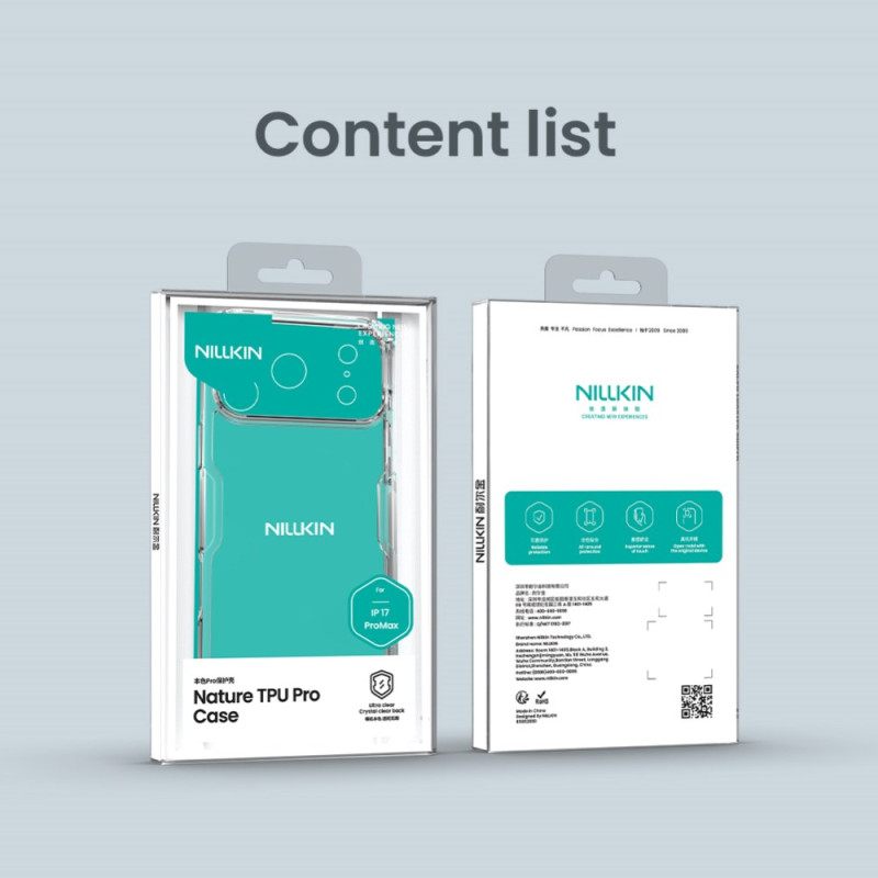 Case iPhone 17 Pro Max Puhelinkuoret Luonnollinen Pro-sarja Nillkin