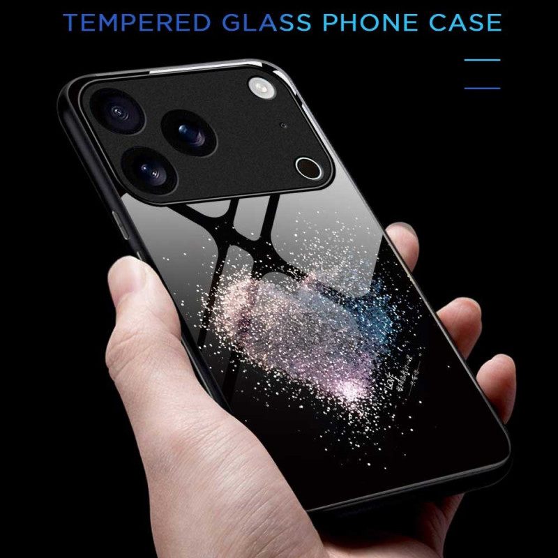 Case iPhone 17 Pro Max Puhelinkuoret Sydänkuvioinen Karkaistu Lasi