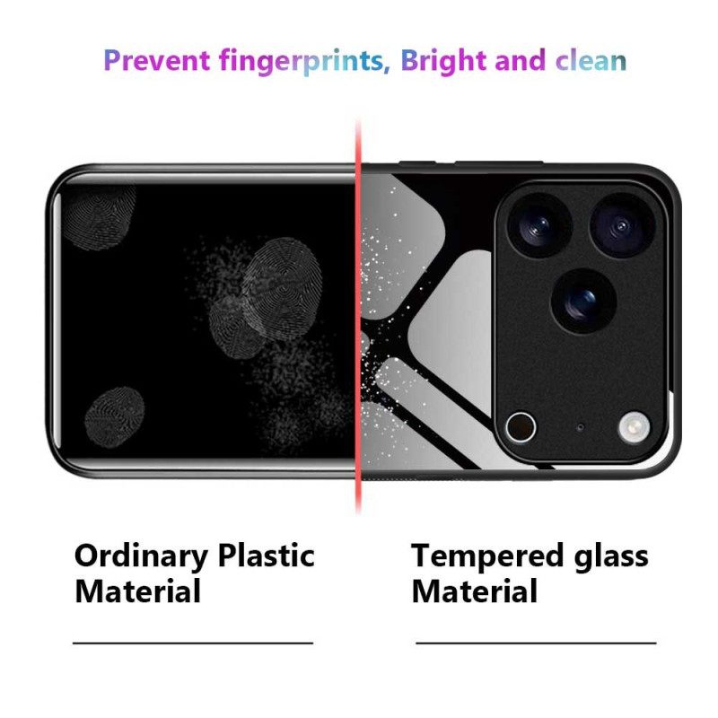 Case iPhone 17 Pro Max Puhelinkuoret Sydänkuvioinen Karkaistu Lasi
