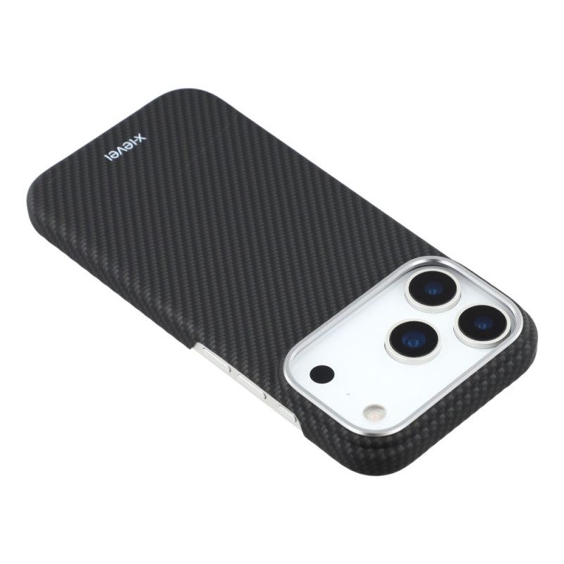 Case iPhone 17 Pro Max Puhelinkuoret X-level Hiilikuvio