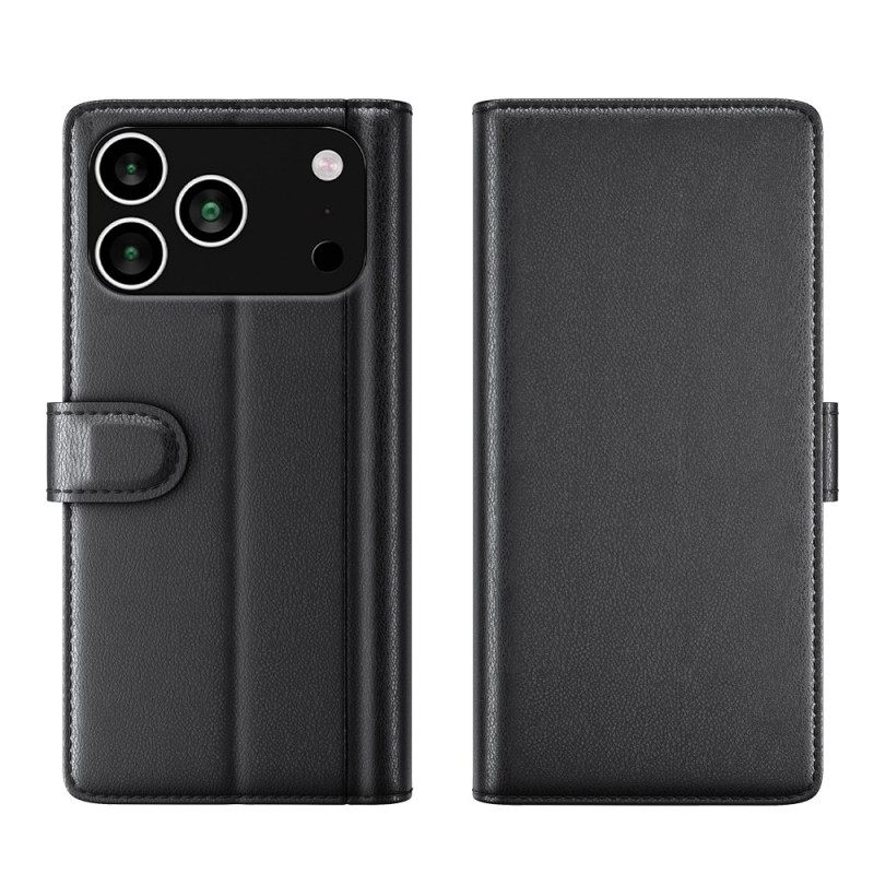 Kotelot iPhone 17 Pro Max Aito Nahkalompakko Suojakuori