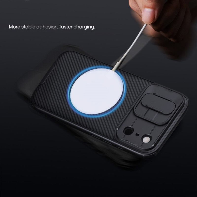 Kuori iPhone 17 Pro Max Camshield Pro -kamerasuoja Nillkin Suojakuori