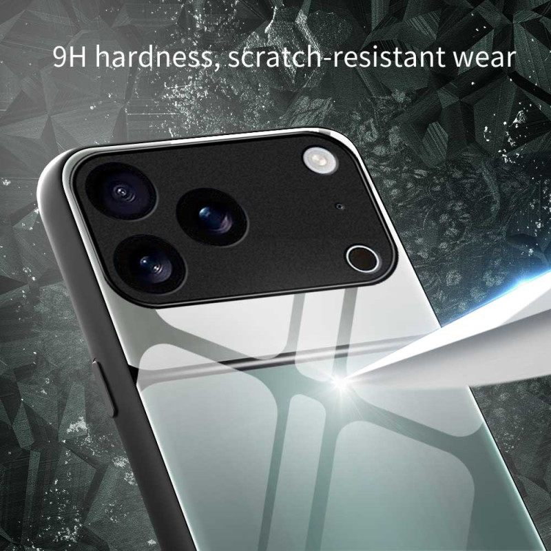 Kuori iPhone 17 Pro Max Kaksisävyinen Karkaistu Lasi