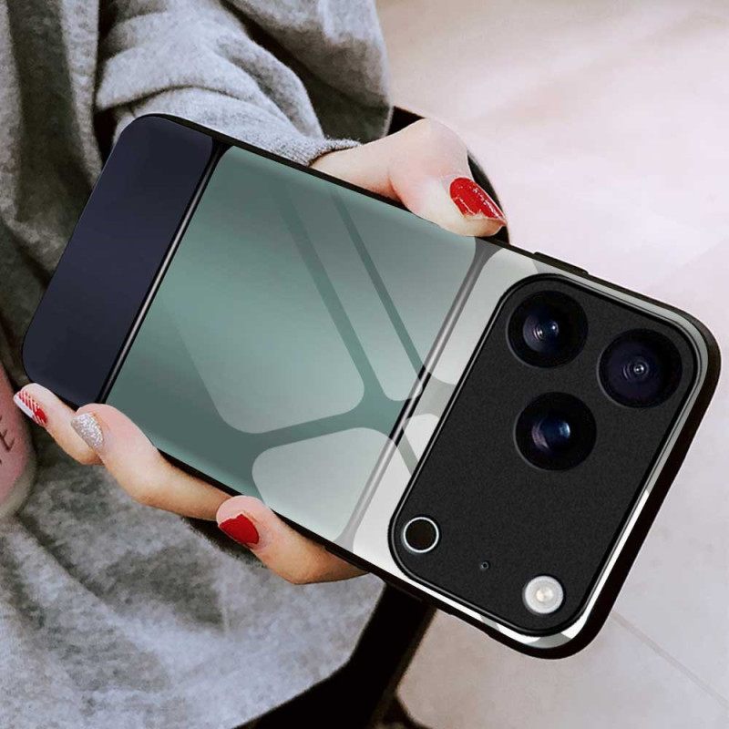 Kuori iPhone 17 Pro Max Kaksisävyinen Karkaistu Lasi