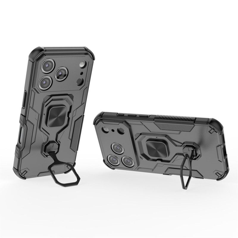 Kuori iPhone 17 Pro Max Kestävä Sormus Suojakuori