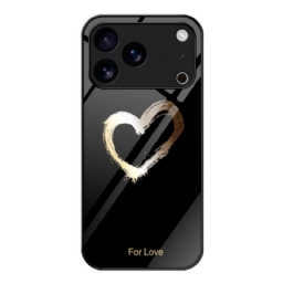 Kuori iPhone 17 Pro Max Musta Rakkaus Suojakuori