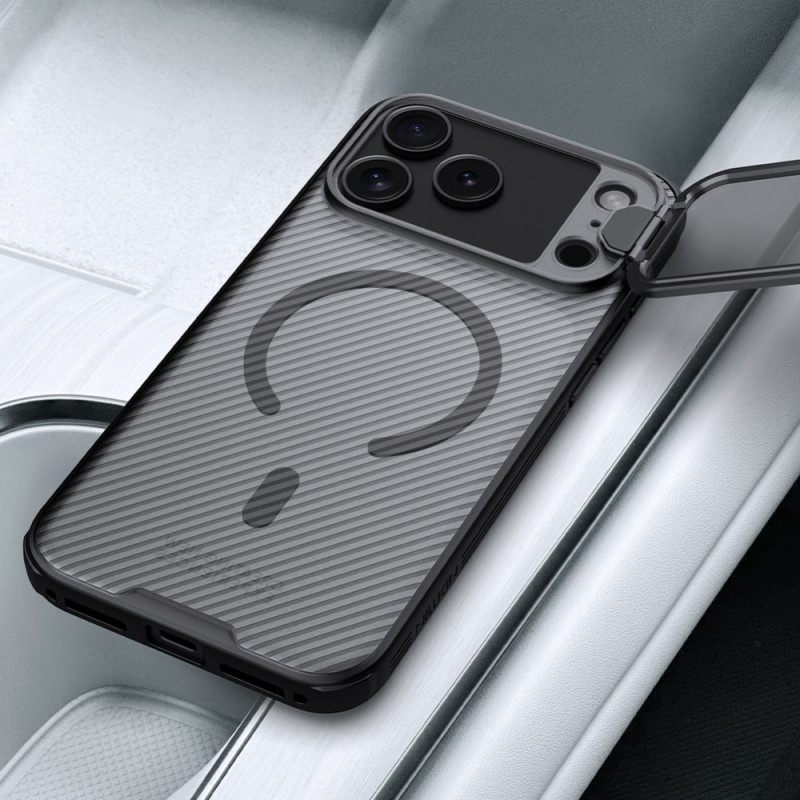 Kuori iPhone 17 Pro Max Nillkin Magnetic Camshield -potkuri Suojakuori