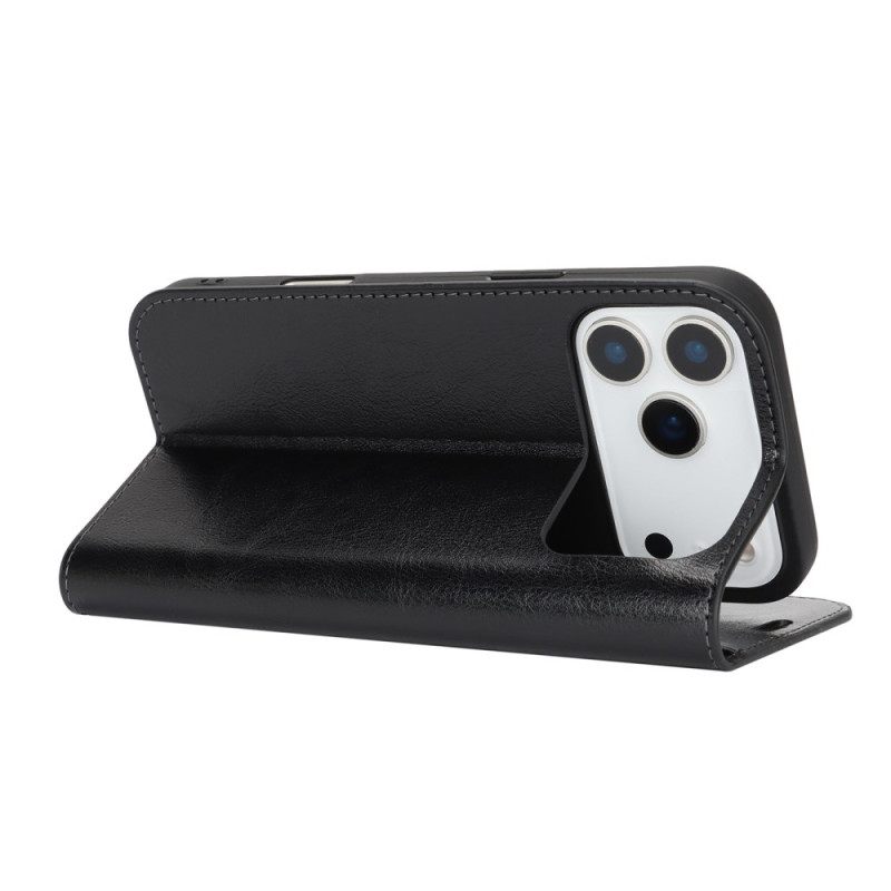 Nahkakotelo iPhone 17 Pro Max Aitoa Nahkaa