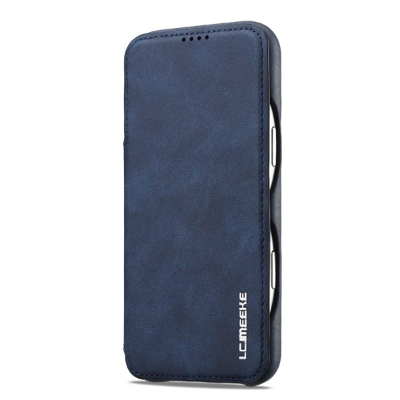 Nahkakotelo iPhone 17 Pro Max Lc.imeeke Mokkanahkakuvioinen Suojakuori Suojakuori