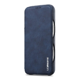 Nahkakotelo iPhone 17 Pro Max Lc.imeeke Mokkanahkakuvioinen Suojakuori Suojakuori