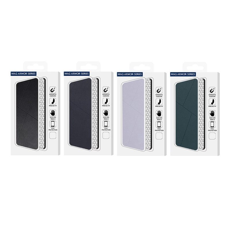 Nahkakotelo iPhone 17 Pro Max Magneettinen Suljin Ja Korttikotelo