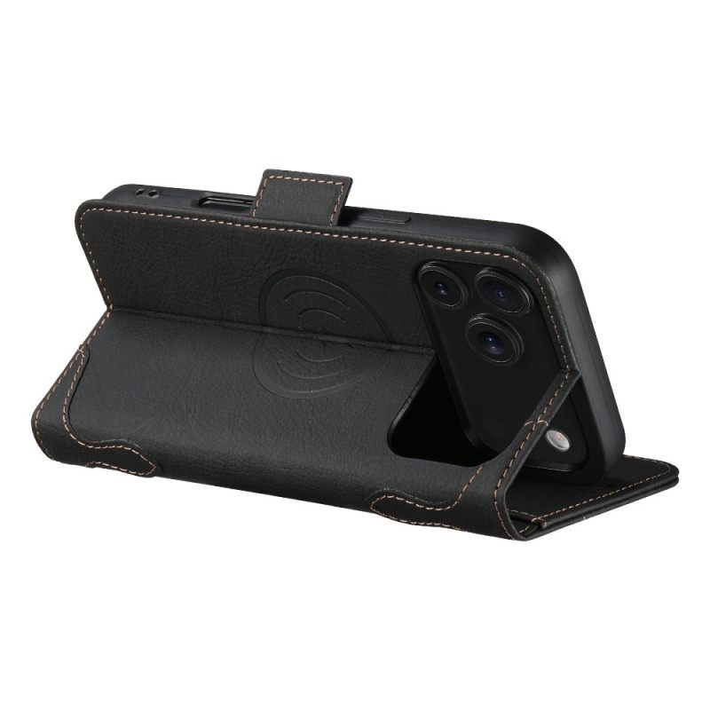 Nahkakotelo iPhone 17 Pro Max Magsafe Premium Vintage -yhteensopiva Suojakuori