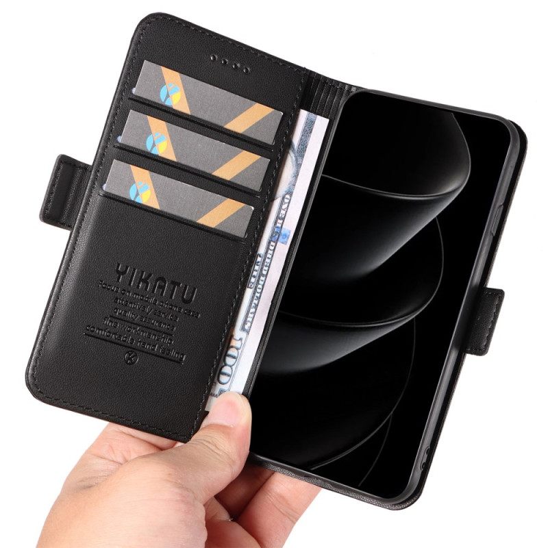 Nahkakotelo iPhone 17 Pro Max Vintage Yikatu