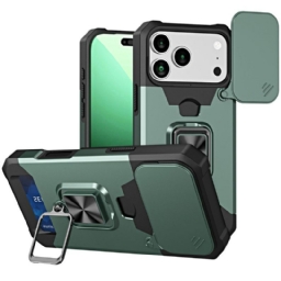 Puhelinkuoret iPhone 17 Pro Max Kestävä Jalusta Ja Liukuva Kansi