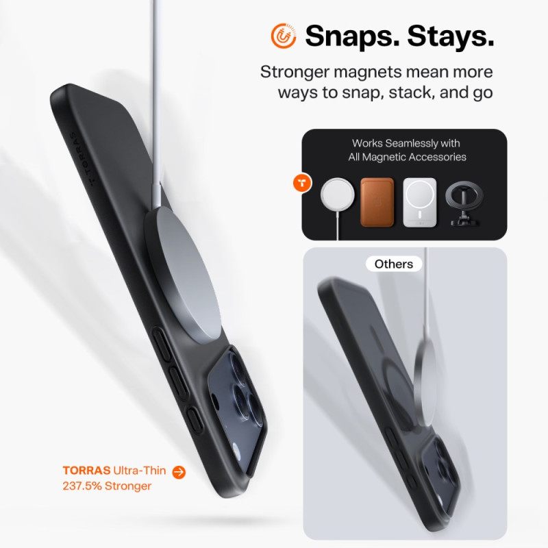 Puhelinkuoret iPhone 17 Pro Max Magsafe Premium -yhteensopiva