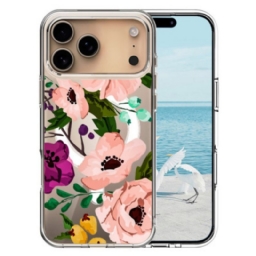 Puhelinkuoret iPhone 17 Pro Max Magsafe-yhteensopiva Kukkakuvio