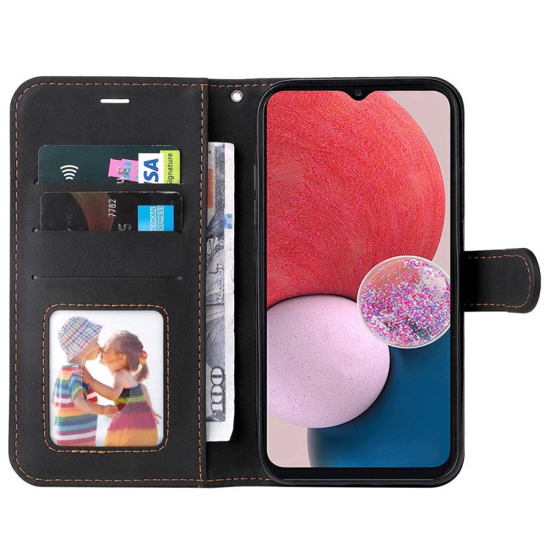 Kotelot Samsung Galaxy A13 Bicolor Kaulanauhalla