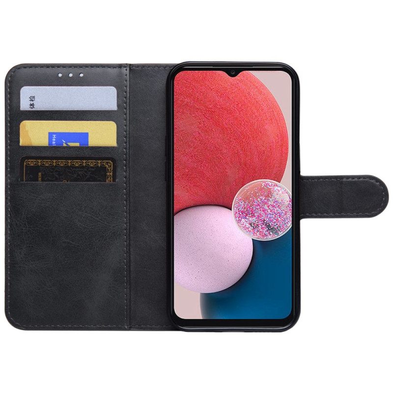 Kotelot Samsung Galaxy A13 Retro-nahkaefekti