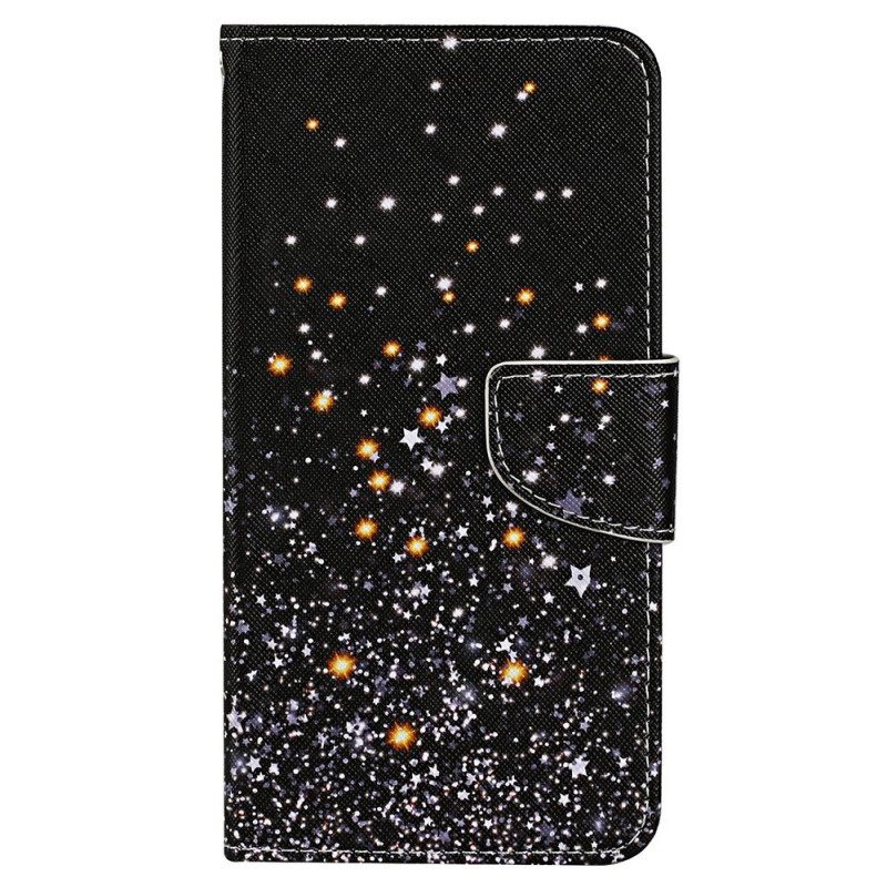 Kotelot Samsung Galaxy A13 Suojaketju Kuori Black Strappy