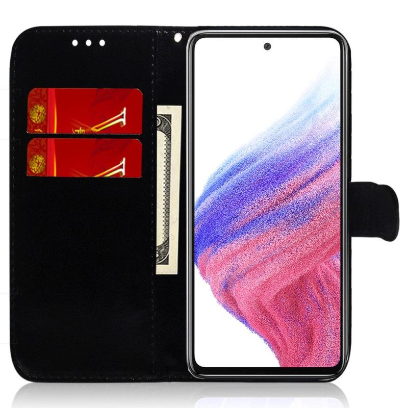 Kotelot Samsung Galaxy A13 Suojaketju Kuori Psychedelic Strap Flowers