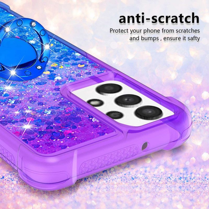Kuori Samsung Galaxy A13 Glitter Ring Tuki