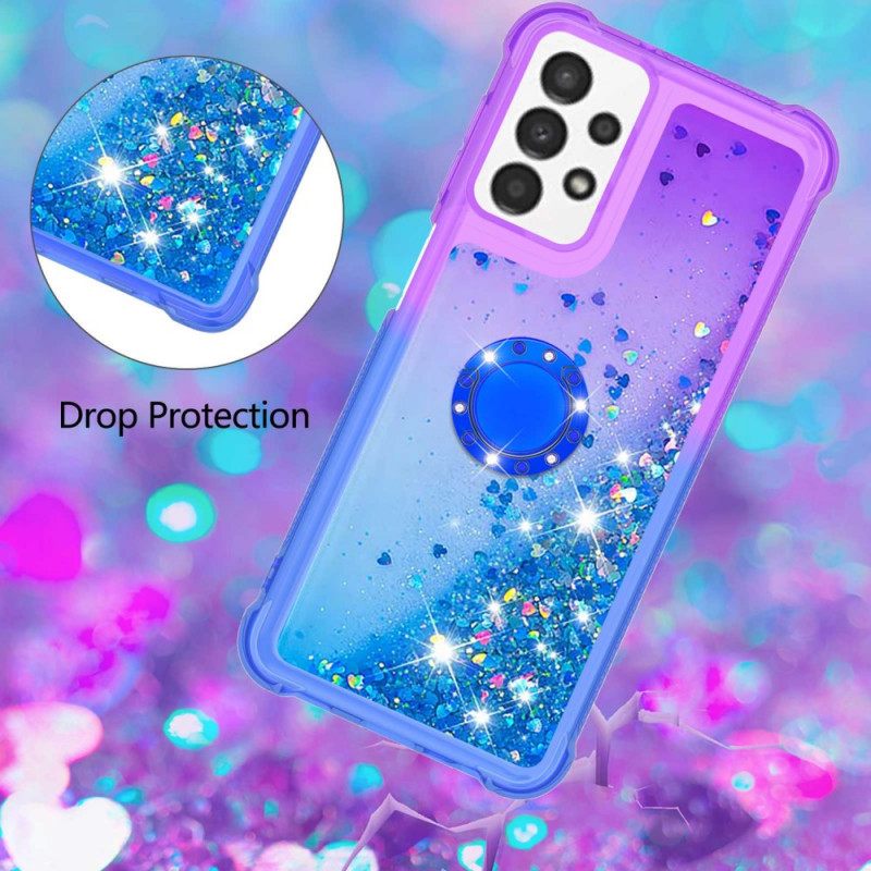 Kuori Samsung Galaxy A13 Glitter Ring Tuki