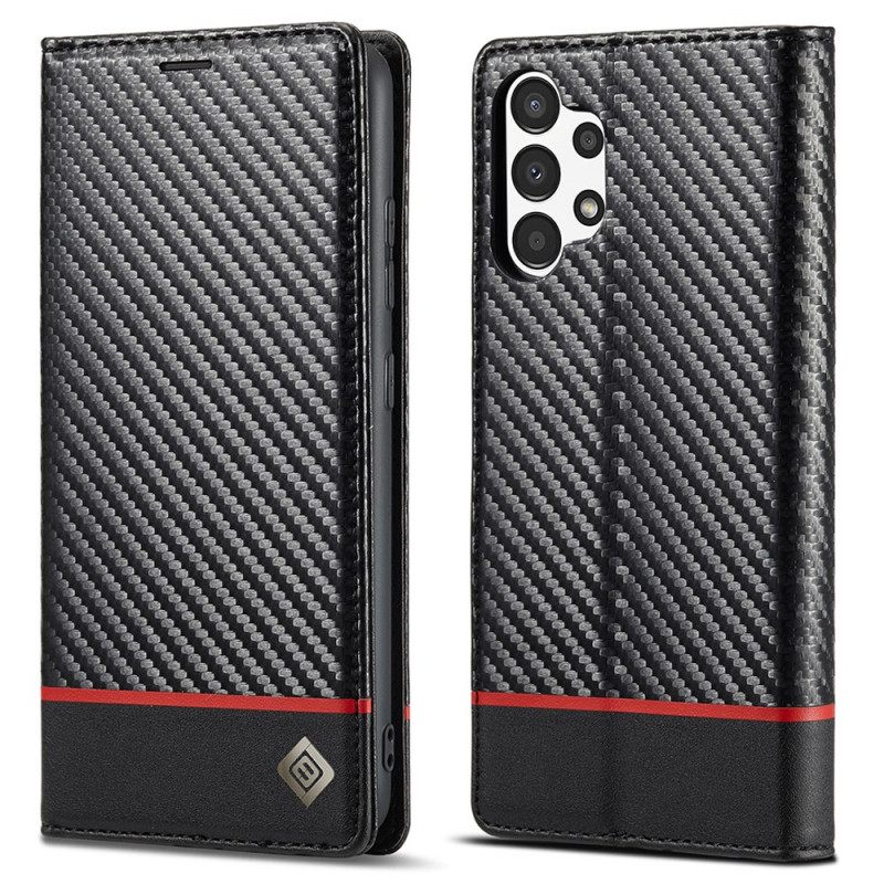 Nahkakotelo Samsung Galaxy A13 Carbon Fiber Lc.imeeke