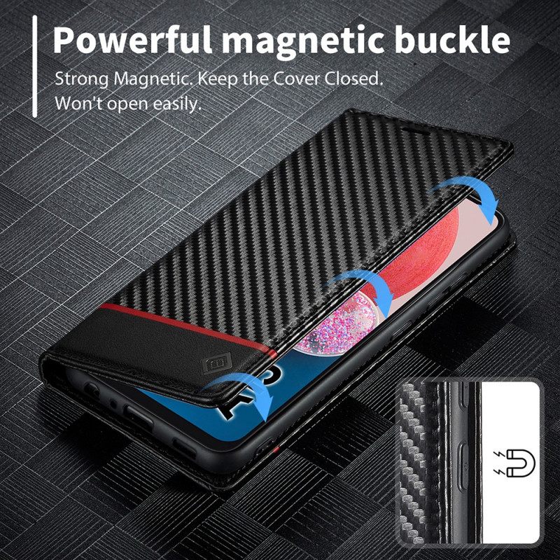 Nahkakotelo Samsung Galaxy A13 Carbon Fiber Lc.imeeke
