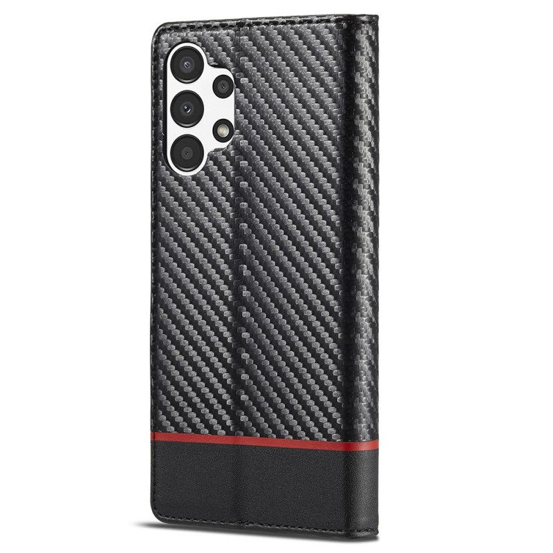 Nahkakotelo Samsung Galaxy A13 Carbon Fiber Lc.imeeke