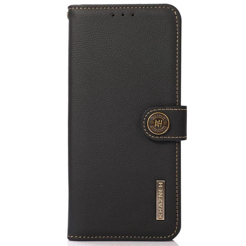 Flip Case Poco X4 GT Aito Nahka Khazneh Rfid