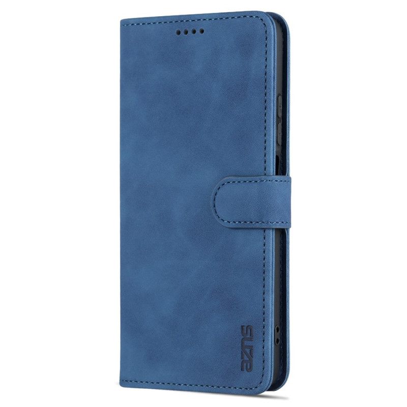Flip Case Poco X4 GT Brand Azns Classic Faux Leather