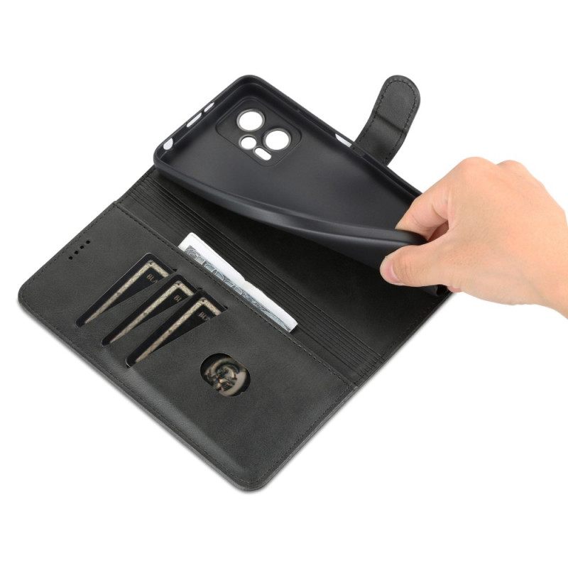 Flip Case Poco X4 GT Brand Azns Classic Faux Leather